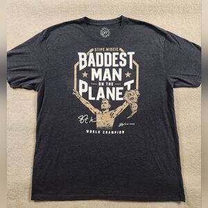 Graphic Tshirt Mens XXL Stipe Miocic "Baddest Man on the Planet" MMA Sports